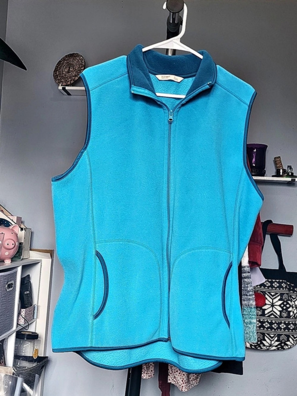 Old Navy Microfleece Zip Vest XL P2p 24